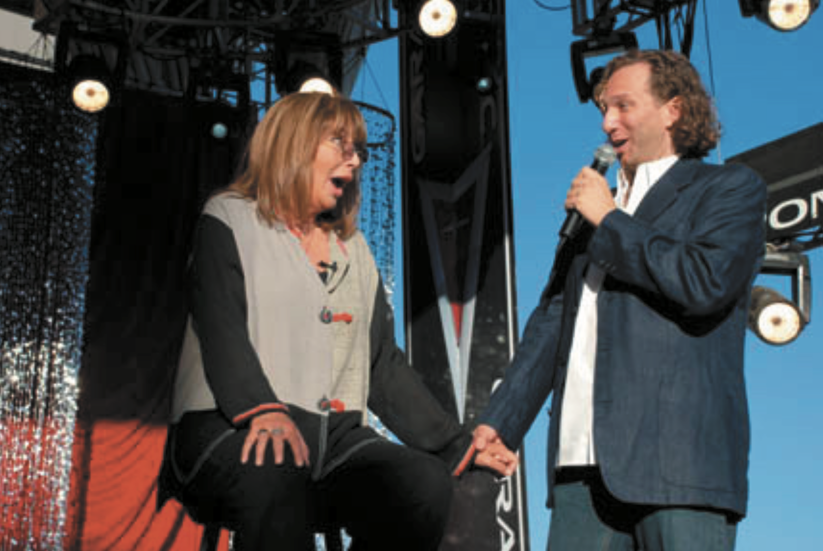 Penny Marshall and Filippo Voltaggio